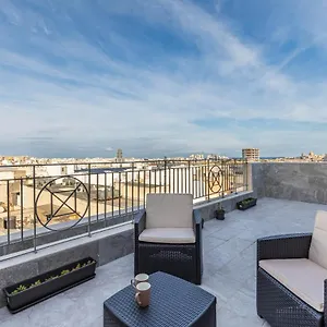 Apartment Terrace View - A Stylish Two Bedrooms Penthouse Ac-Wifi, Msida